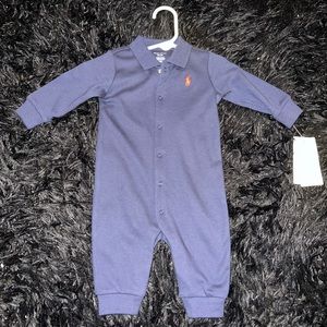 Navy Blue Ralph Lauren Jumper/Bodysuit Baby Boy
